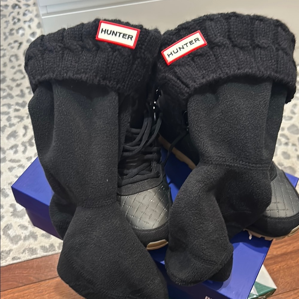 Hunter Black Boot Socks